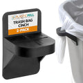 PlasticMill Trash Bags Cinch Black, 2 Pack, To Hold Garbage Bags In Place.May by PlasticMill
