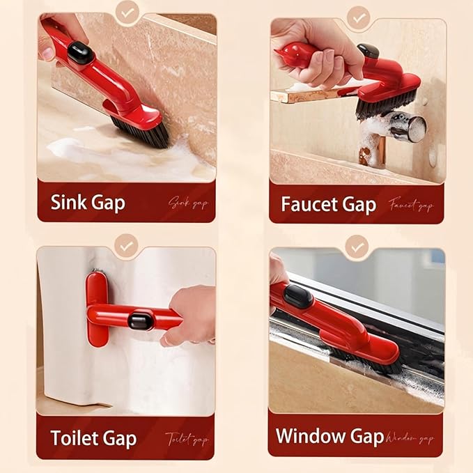 Liquid Storage Cleaning Brush, Refillable Handle - Image 2