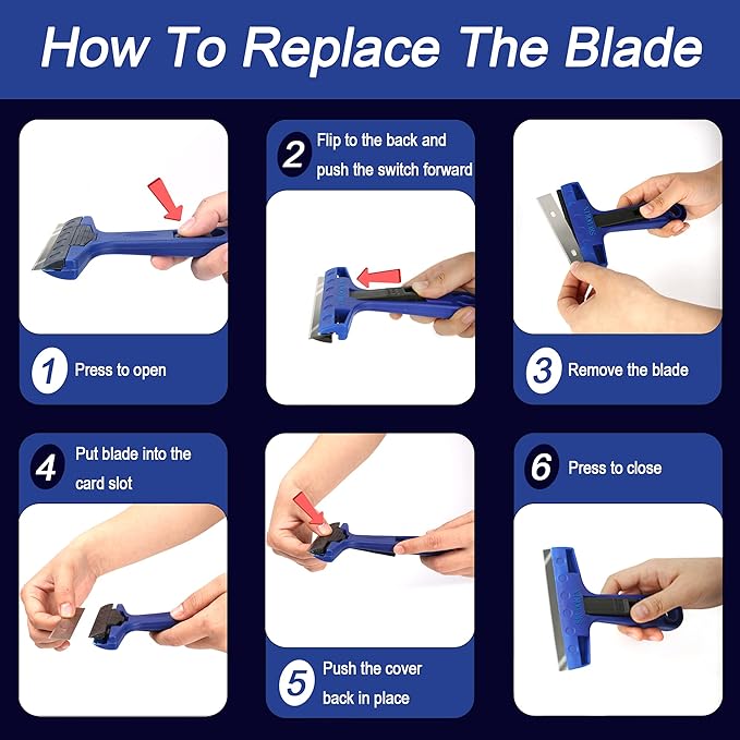 4" Razor Blade Scraper Tool - Image 5