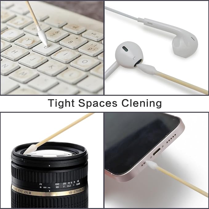PINGMIC Gun Cleaning Swabs, Precision Cleaning, Pointed Tips - Image 5