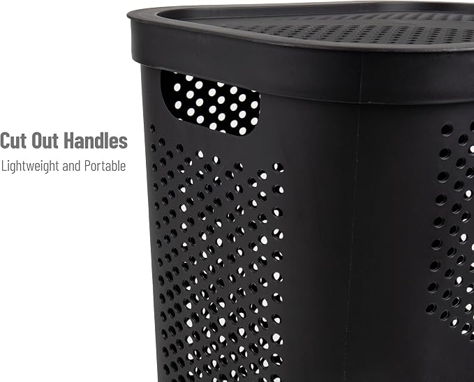 Mind Reader Slim Laundry Hamper - Image 4