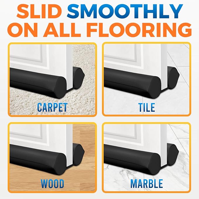 2 Pack Under Door Draft Stopper - Image 8