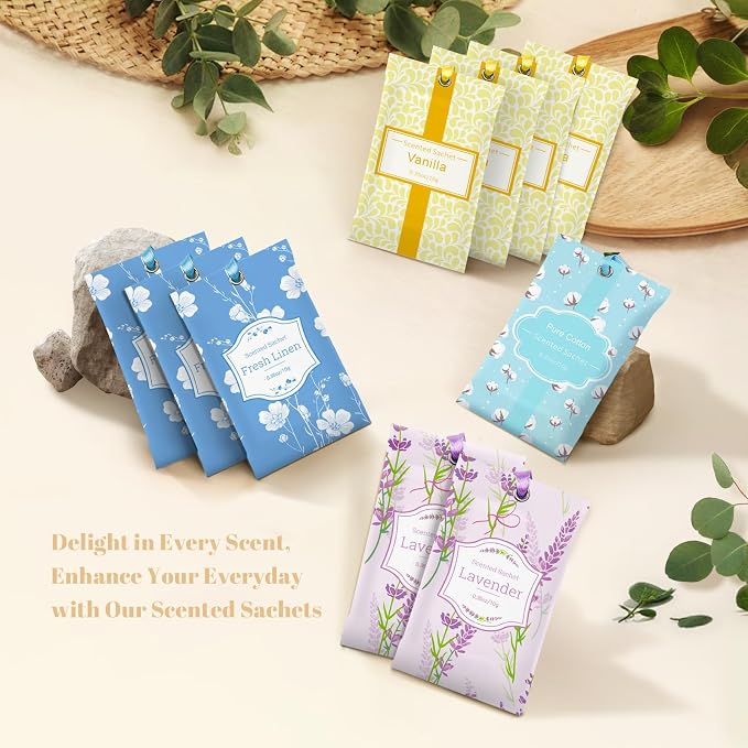 SCENTORINI Scented Sachets for Drawers and Closets, 16 Assorted Pack - Image 4