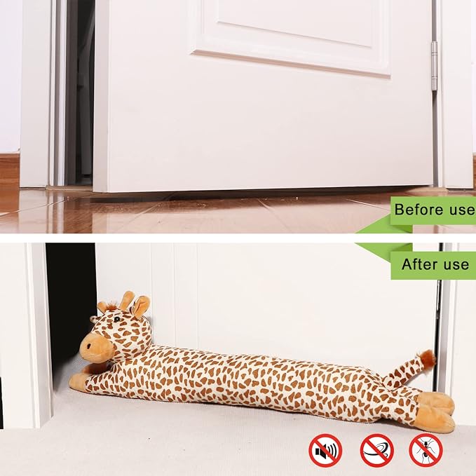 36 Inch 3LB Heavy Duty Under Door Draft Stopper, Decorative Soundproof Door - Image 5