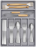 Lifewit Silverware Drawer Organizer Tray, Cutlery Storage by Lifewit