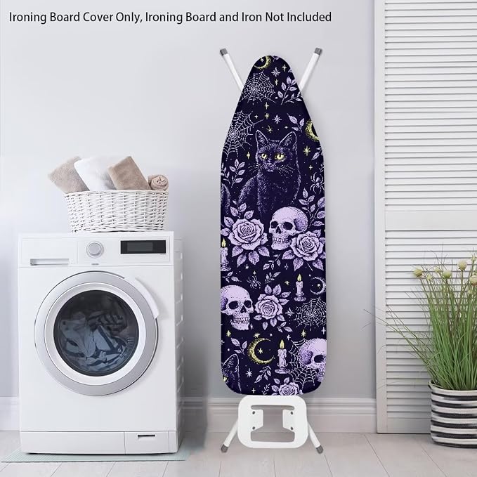Skull Ironing Board Cover Elastic Edge - Image 3