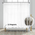 Barossa Design Clawfoot Tub Shower Curtain Liner 180 x 60 Short by BarossaDesign