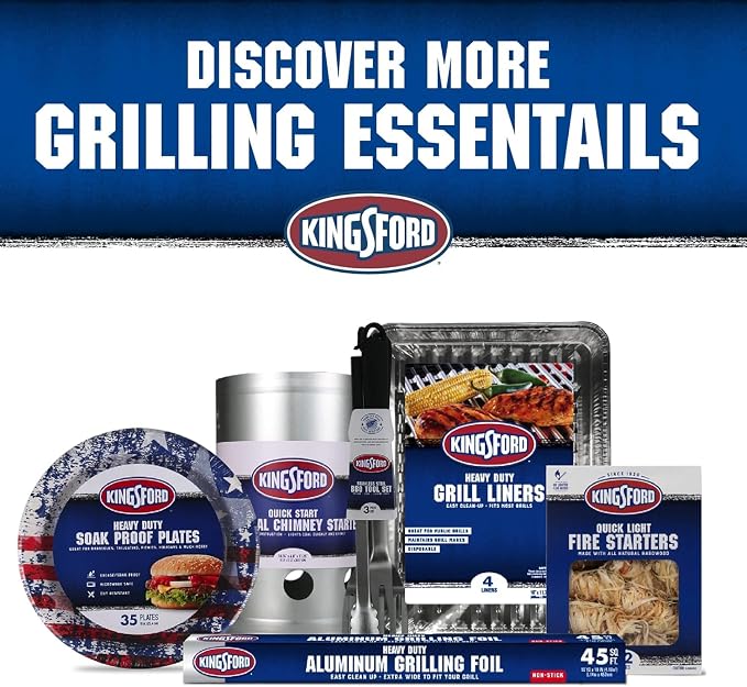 Kingsford Extra Wide Heavy Duty Aluminum Foil Roll, 18 In x 100 Sq Ft | - Image 7