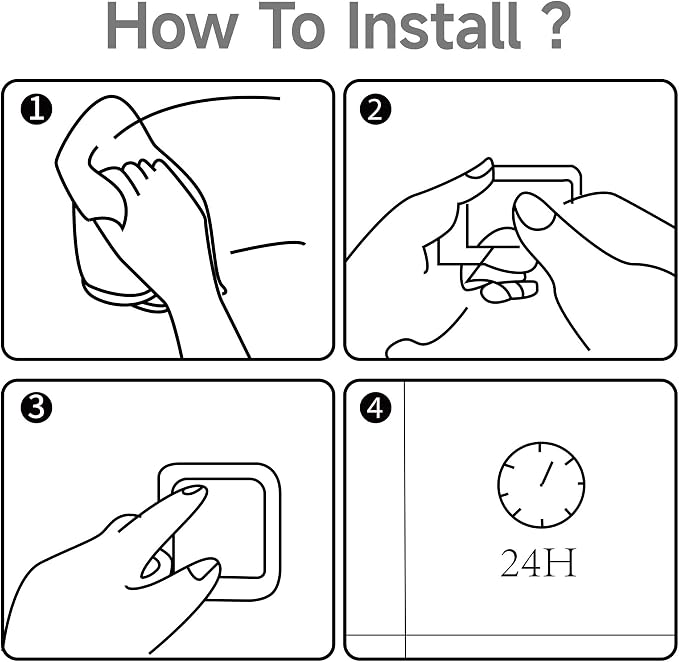 4 Pack Adhesive Hooks - Image 6