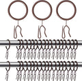 Qunclay 100 Set 1.65 Inch Metal Curtain Rings by Qunclay