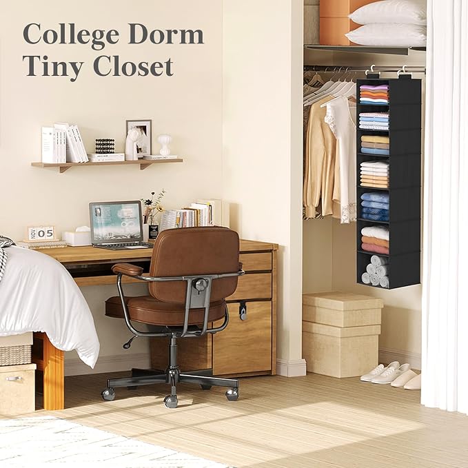 Lifewit 7 Tier Hanging Portable Closet Storage Organizer - Image 9