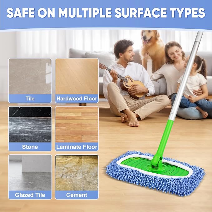 6 Pack Reusable Mop Pads Compatible - Image 6