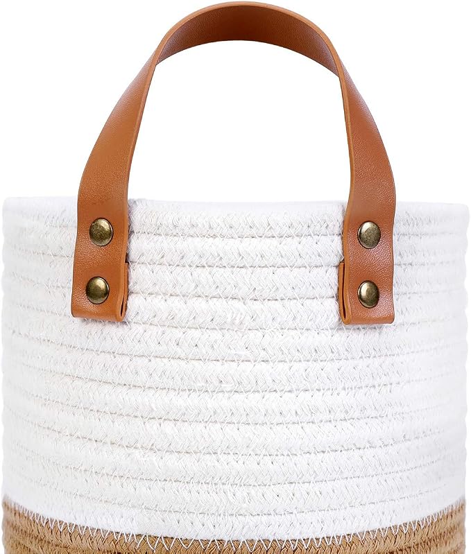 Wall Hanging Storage Basket, Woven Plant Holder - Image 5