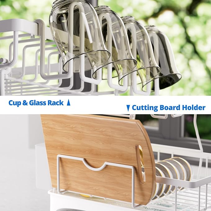 2-Tier Dish Drying Rack - Image 6