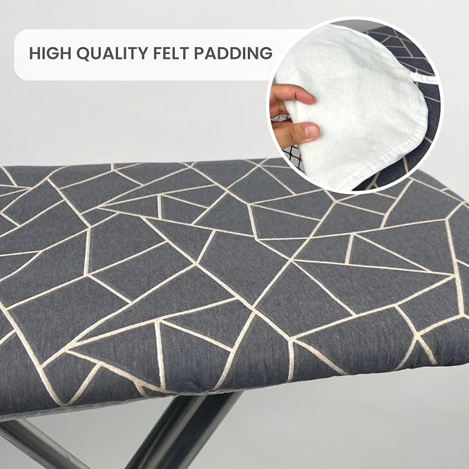 SAVUK Ironing Board Cover and Pad Standard Size 15x54 inch Extra Heavy Duty - Image 3