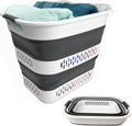 SAMMART 40L Collapsible Plastic Laundry Basket by SAMMART
