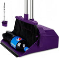 Broom and Dustpan Set for Home, ZeroGap Lip, Upright Storage Broom Combo for by Tiumso