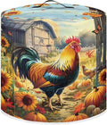 Rooster Sunflower Dust Cover for 6 Quart Instant Pot and Extra Accessories, Dust Proof Easy to Clean Pressure Cooker Cover Electric Appliance Cover Air Fryer Accessories with Storage Pocket