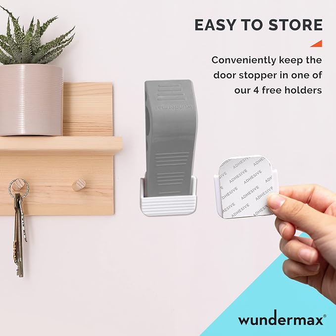 Wundermax Rubber Door Stoppers for Bottom of Door Stop - Image 6