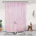 Barossa Design Clear Pink Shower Curtain Liner Standard Size by BarossaDesign