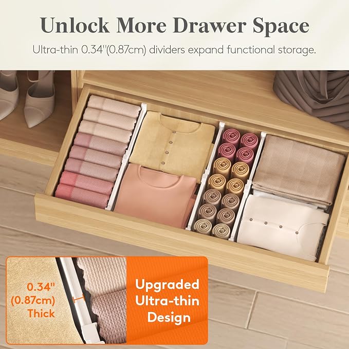 Lifewit 3.2" High Drawer Dividers - Image 8