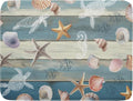 Giwawa Coastal Starfish Dish Drying Mat Summer Sea Turtle Drainer Rack Mat by Giwawa