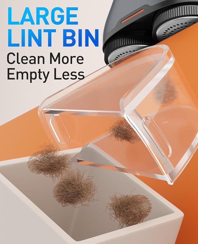 Fabric Shaver with Dual Head, 2X Faster Lint Remover - Image 7