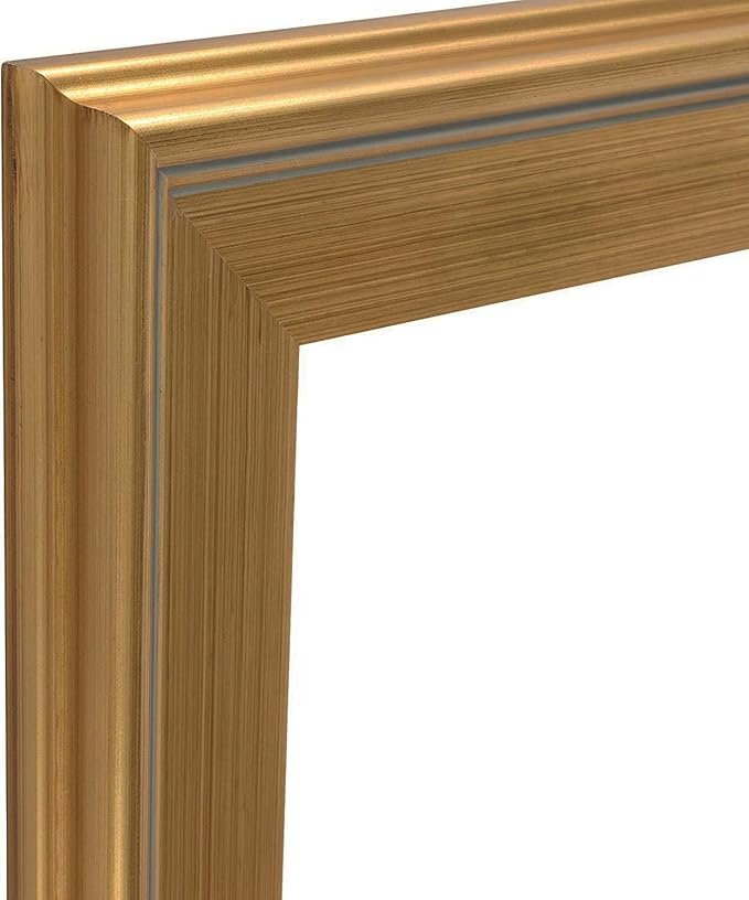 Creative Mark Plein Air Style Frame, Hand Leafed Gold, 11x14-2.75" Wide Moulding with 1/2" Rabbet Depth, Open Back W/O Glazing, Museum Quality, For Art Panels, Stretched Canvas, Pictures & More
