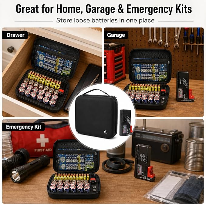 Comecase Battery Organizer Case - Image 6