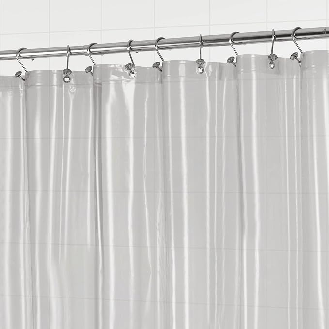 Barossa Design Clear Black Stall Shower Curtain Liner 36x 72 - Image 4
