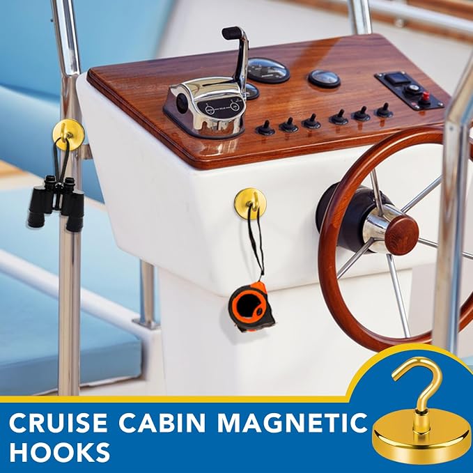 LOVIMAG Magnetic Hooks for Cruise Essentials 2026 Cabins Door 12 P-170LBS - Image 3