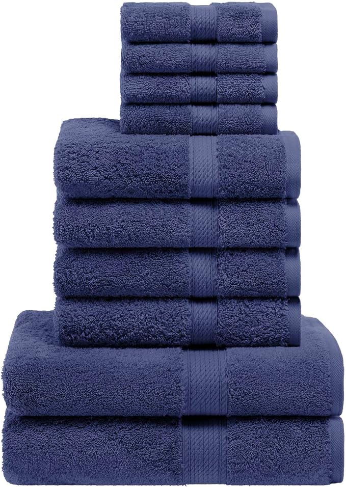 SUPERIOR Egyptian Cotton Ultra Plush & Absorbent, 10 Piece Set, Soft Luxury - Image 2