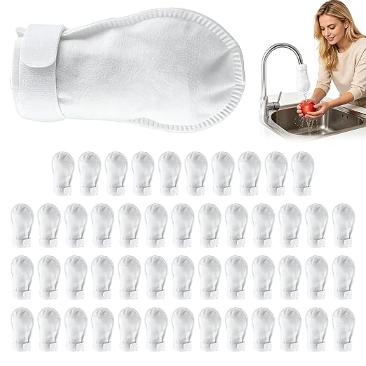50 Pack High Density Faucet Filter, Splash Proof Cotton Pouch Kit, Tap Cartridge by Unknown