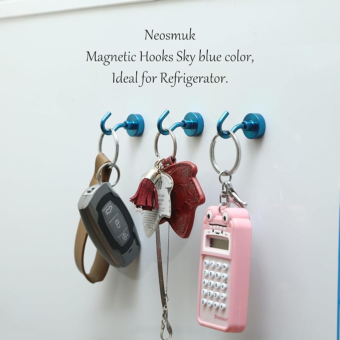 Neosmuk Magnetic Hooks, 30lb Heavy Duty, 15 Pack - Image 2