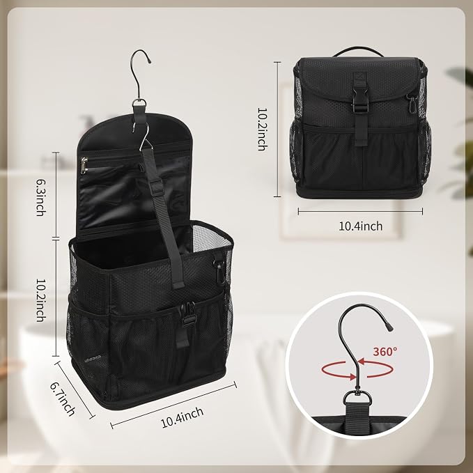 Mesh Shower Caddy Portable Shower Bag - Image 7