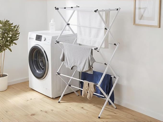 Expandable Steel Laundry Drying Rack, 7-Level Heavy Duty Clothes Drying Rack - Image 7