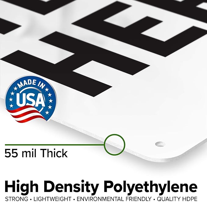 Custom Emergency Sign, OSHA Sign, 10x14 Inches, 55 mil thick HDPE (high density polyethylene), Made in USA by My Sign Center