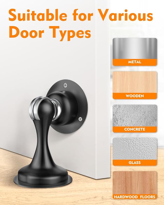 Door Stop Magnetic Door Stoppers Door Holder Door Catch Doorstop - Image 6