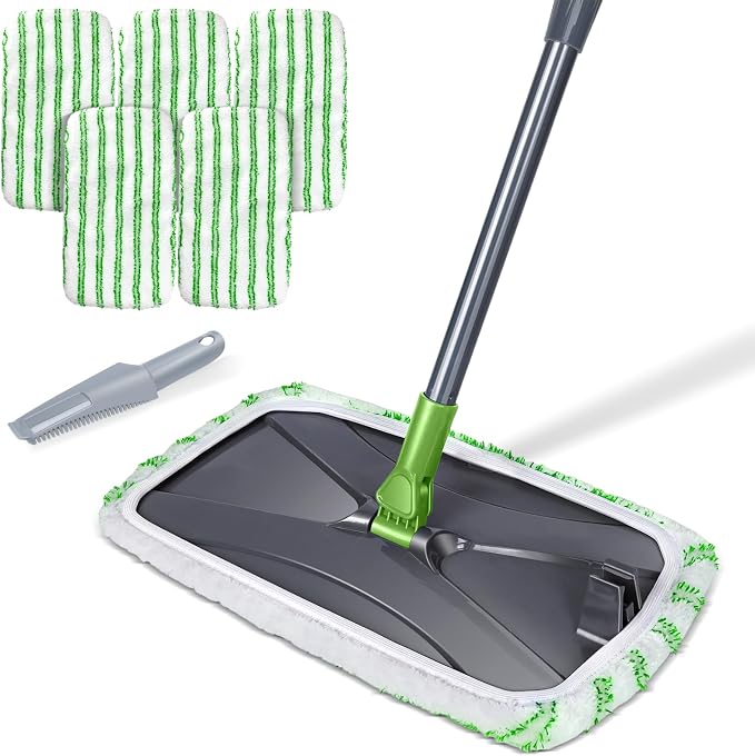 Hardwood Floor Mop, Extended Large Flat Floor Mop by MASTERTOP