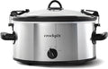 Crock-Pot SCCPVL600S Cook' N Carry 6-Quart Oval Manual Portable Slow Cooker, Silver
