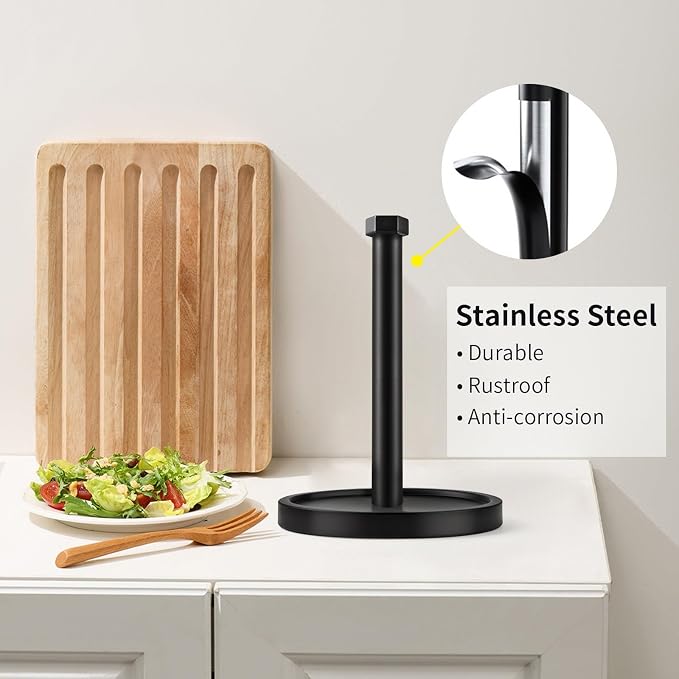 Paper Towel Holder Countertop, Stainless Steel Paper Towel Holder - Image 2