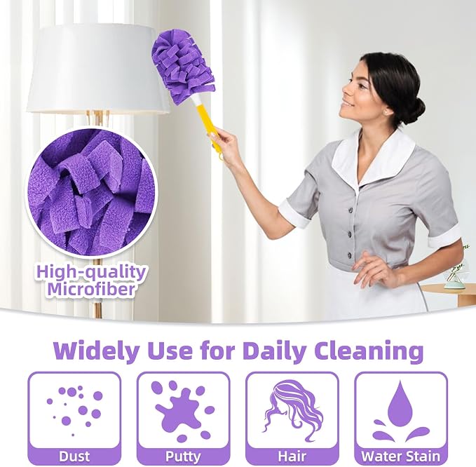6 PCS Microfiber Reusable Duster Refills - Image 7