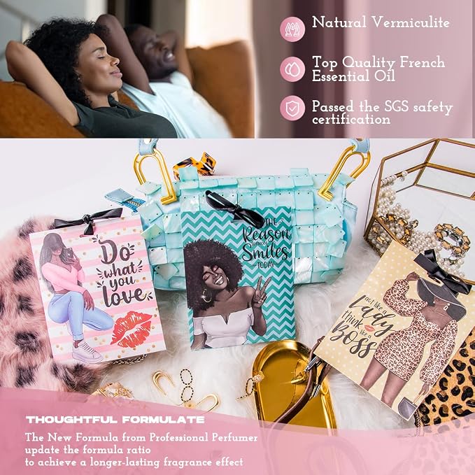 6 Pack Scented Sachets with Motivational Message Gift - Image 2