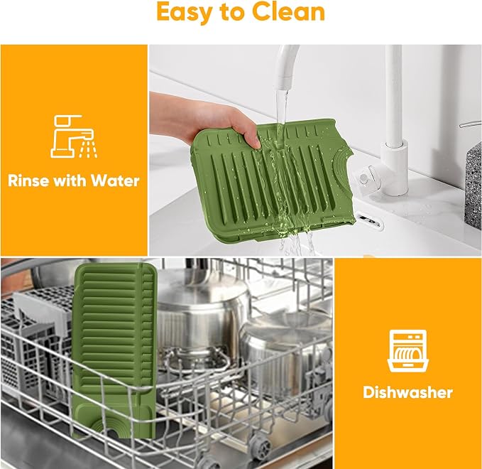 24'' Longer Faucet Mat for Kitchen Sink Splash GuardKitchen Sink Faucet Mat - Image 9