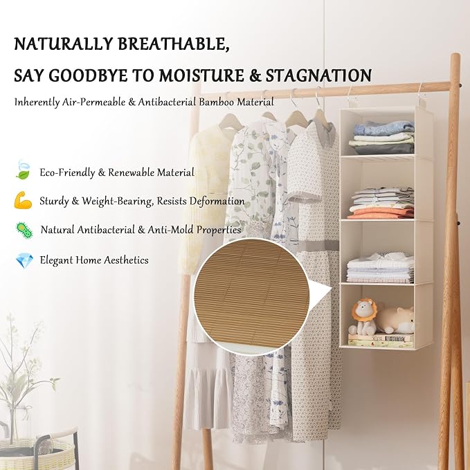 Hanging Closet Organizer and Storage - Image 5