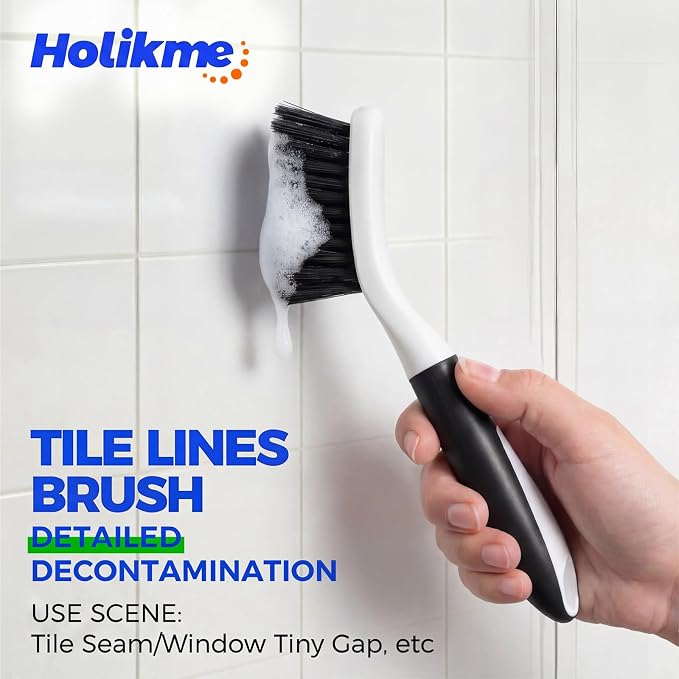 Holikme Cleaning Brush Set for Household Use, Scrub Brush, Kitchen Brush - Image 4