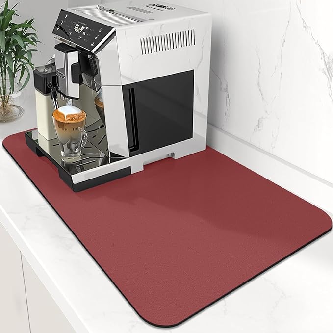 Coffee Mat Super Absorbent Dish Drying Mat Coffee Bar Mat 12"x 19" by WiseLife