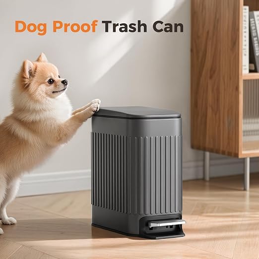 TrashAid Small 1.6 Gallon Stainless Steel Trash Can - Image 6