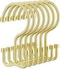 Shower Curtain Hooks, Shower Curtain Rings, Durable Gold Shower Curtain Hangers by Goowin