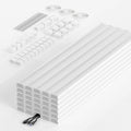 Yecaye TV Cord Hider Wall Mounted, 472in Cord Cover, W1.18in H0.6in, Wire Hiders by Yecaye